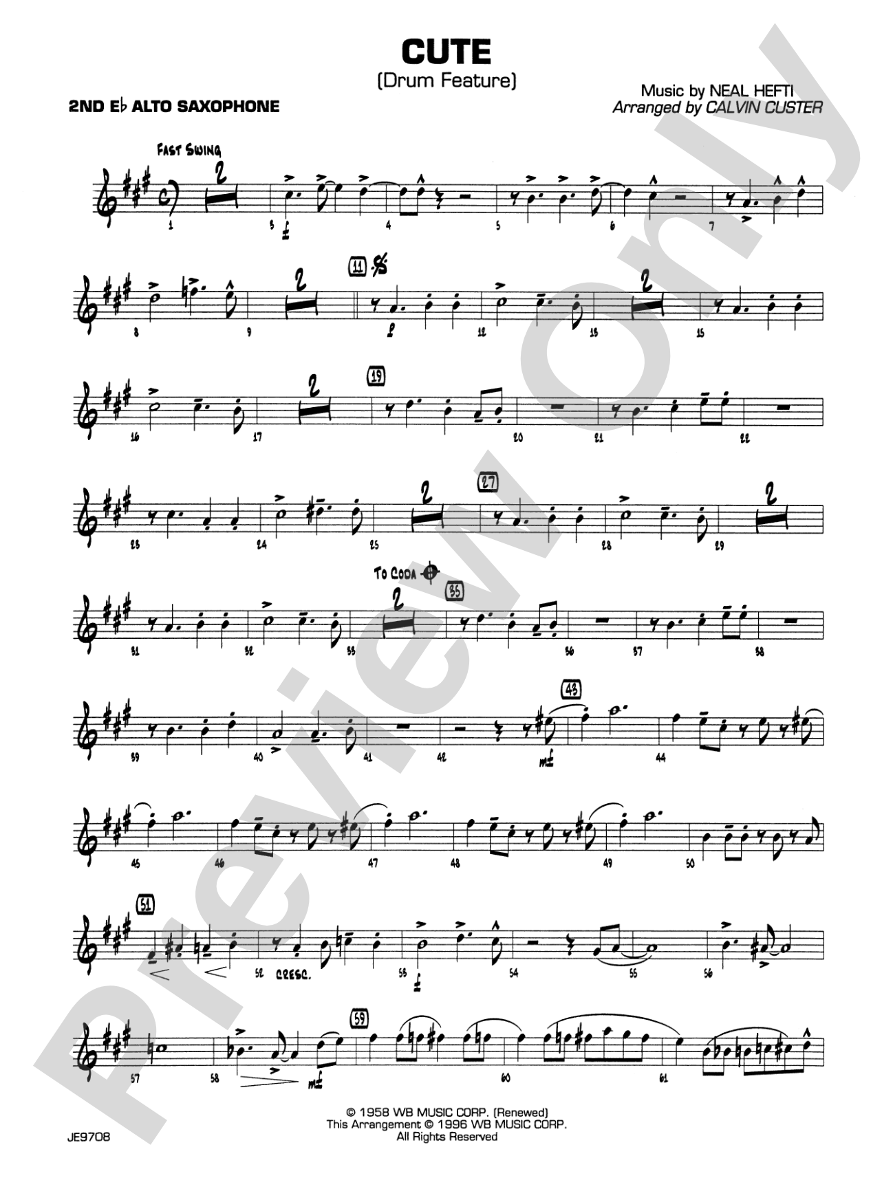 Cute: 2nd E-flat Alto Saxophone