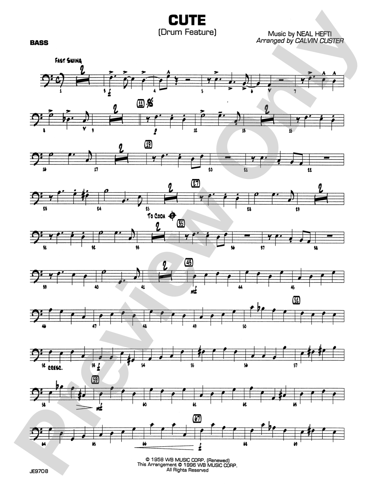 Cute: String Bass