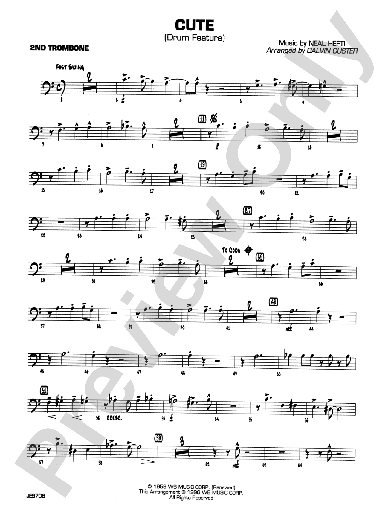 Cute: 2nd Trombone