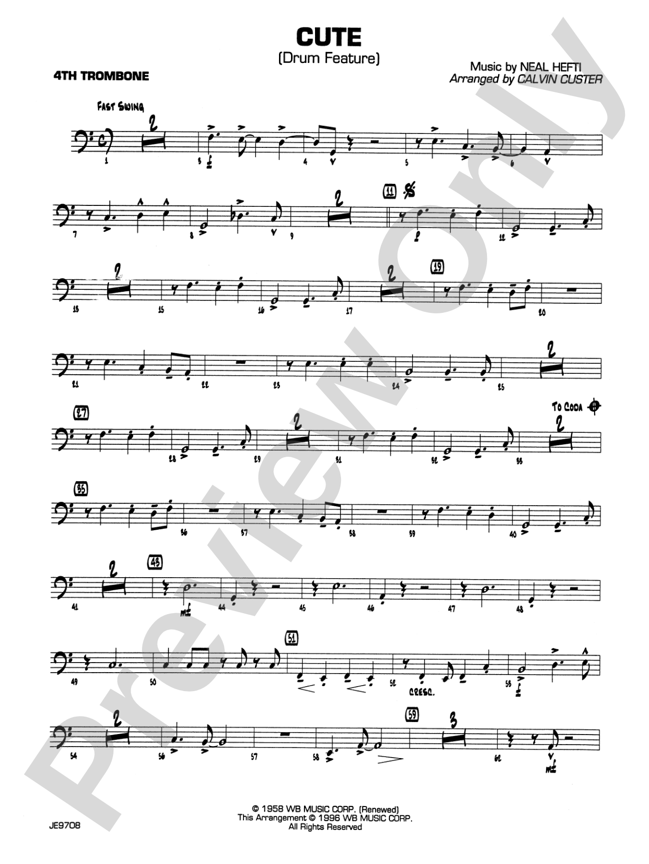 Cute: 4th Trombone