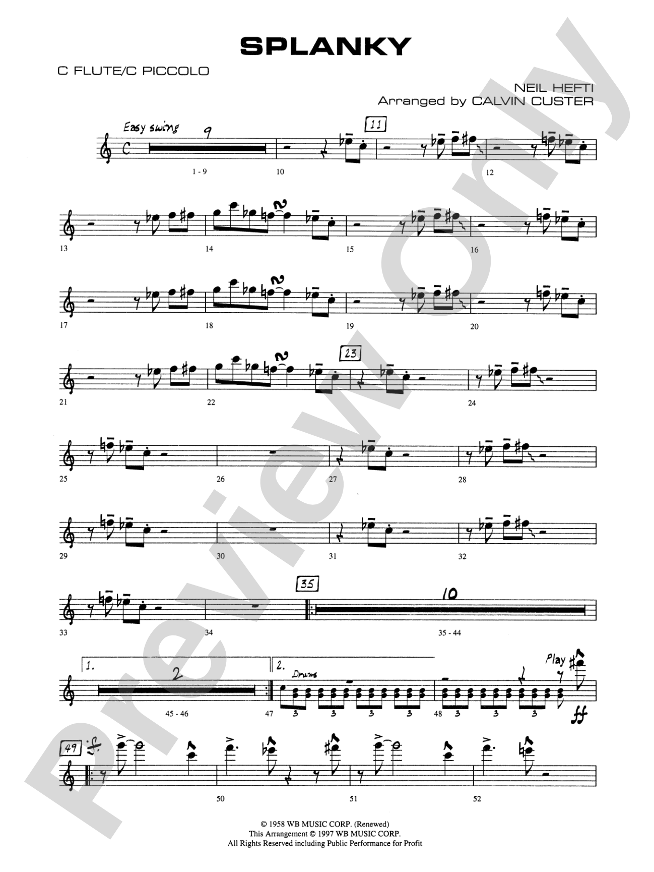 Splanky: Flute