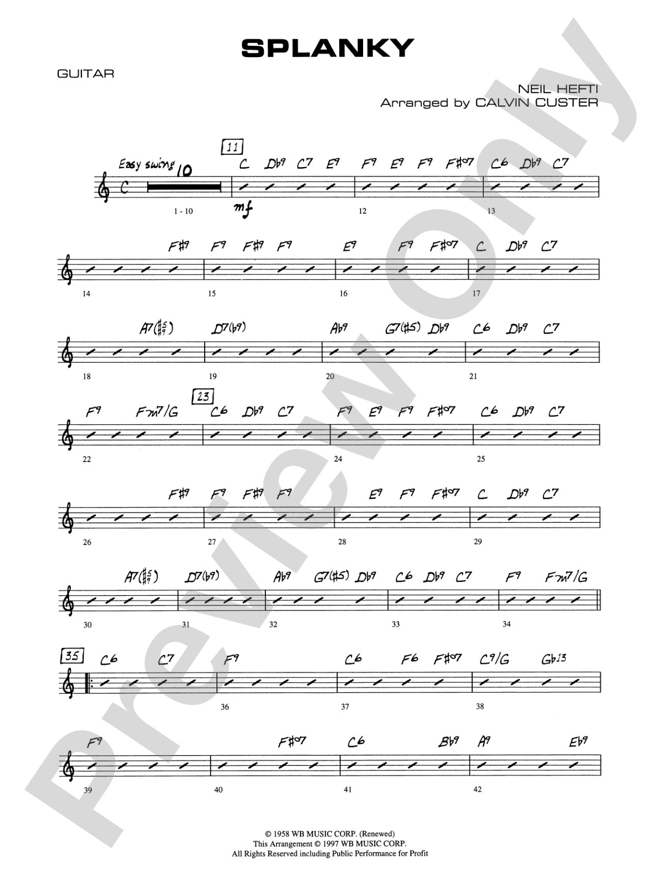 Splanky: Guitar