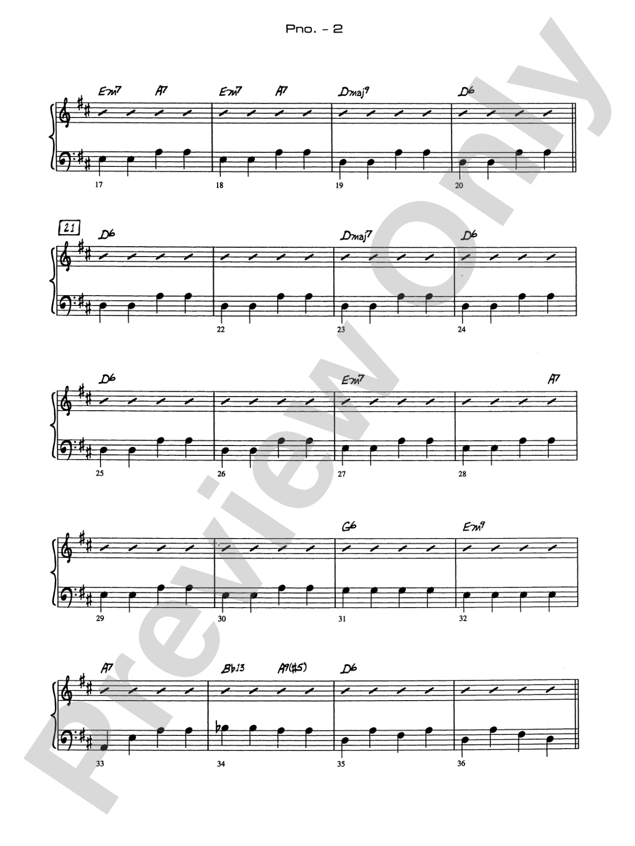 Begin the Beguine: Piano Accompaniment