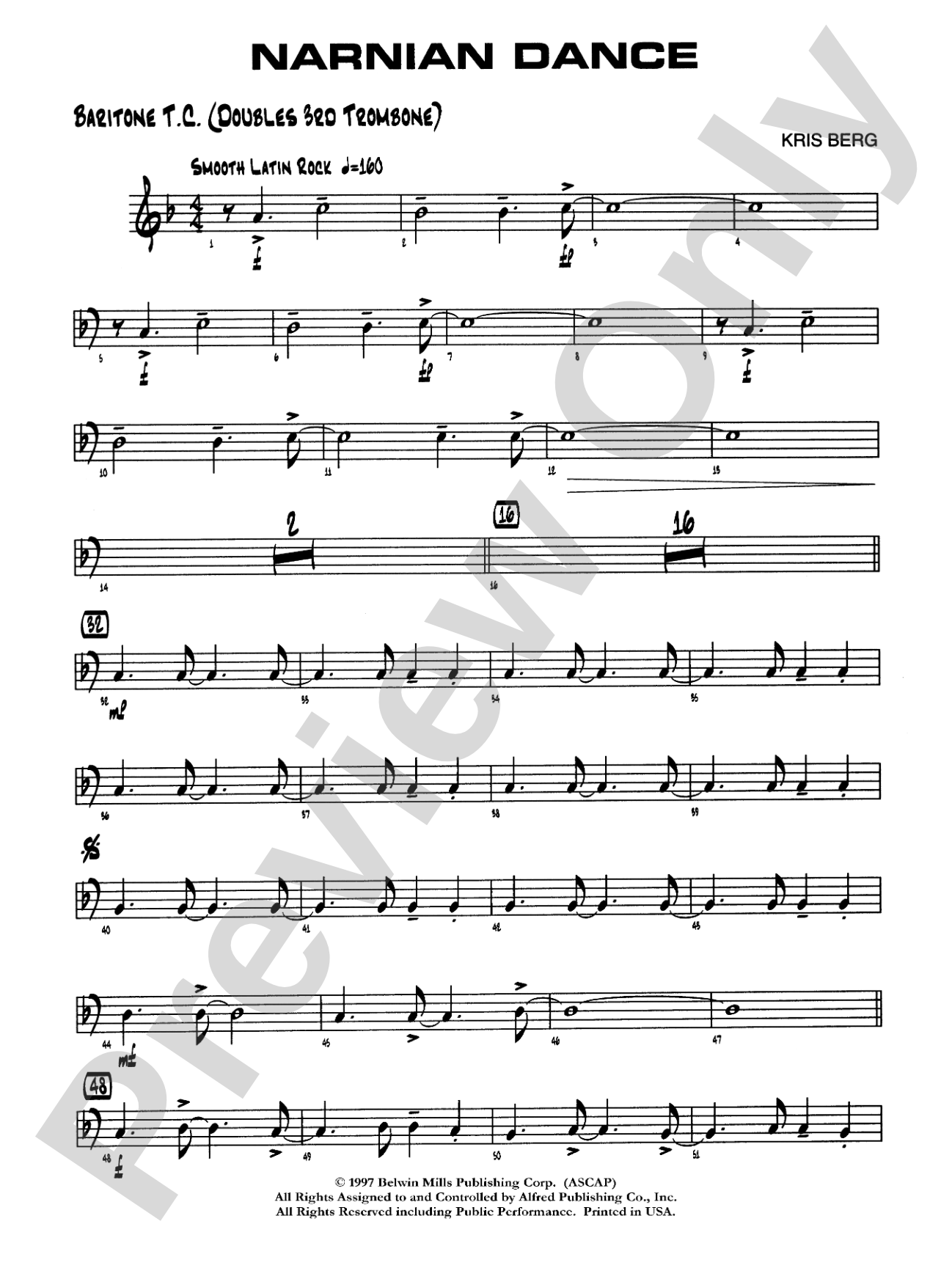 Narnian Dance: Baritone T.C.