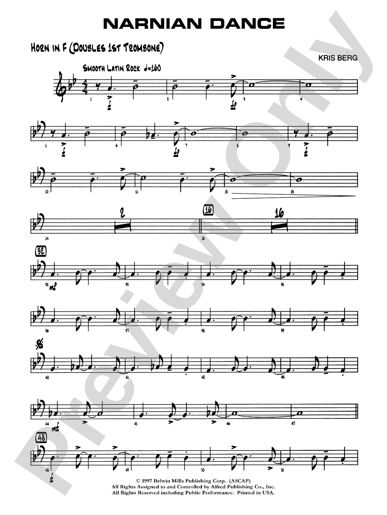 Narnian Dance: 1st F Horn