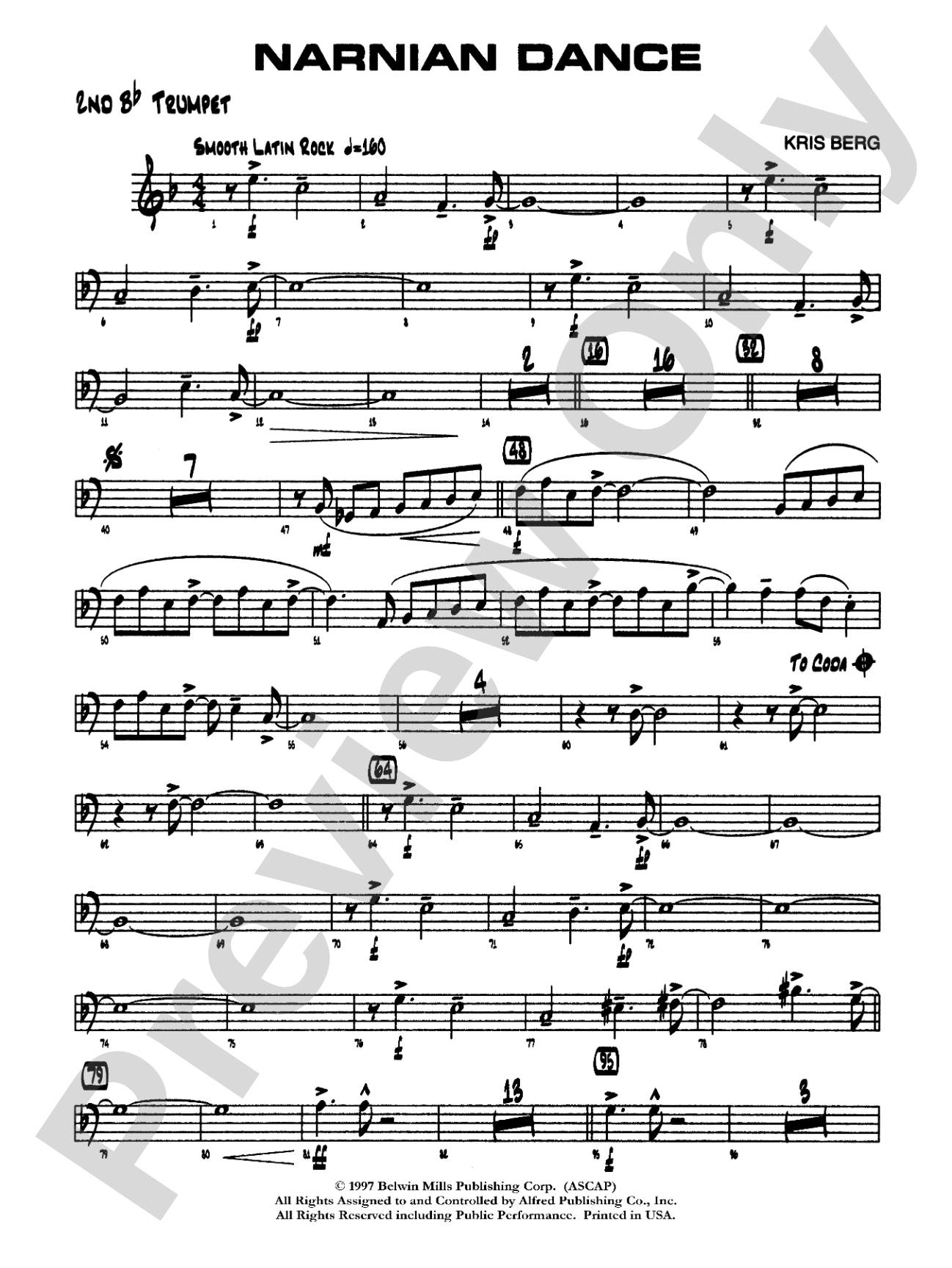 Narnian Dance: 2nd B-flat Trumpet