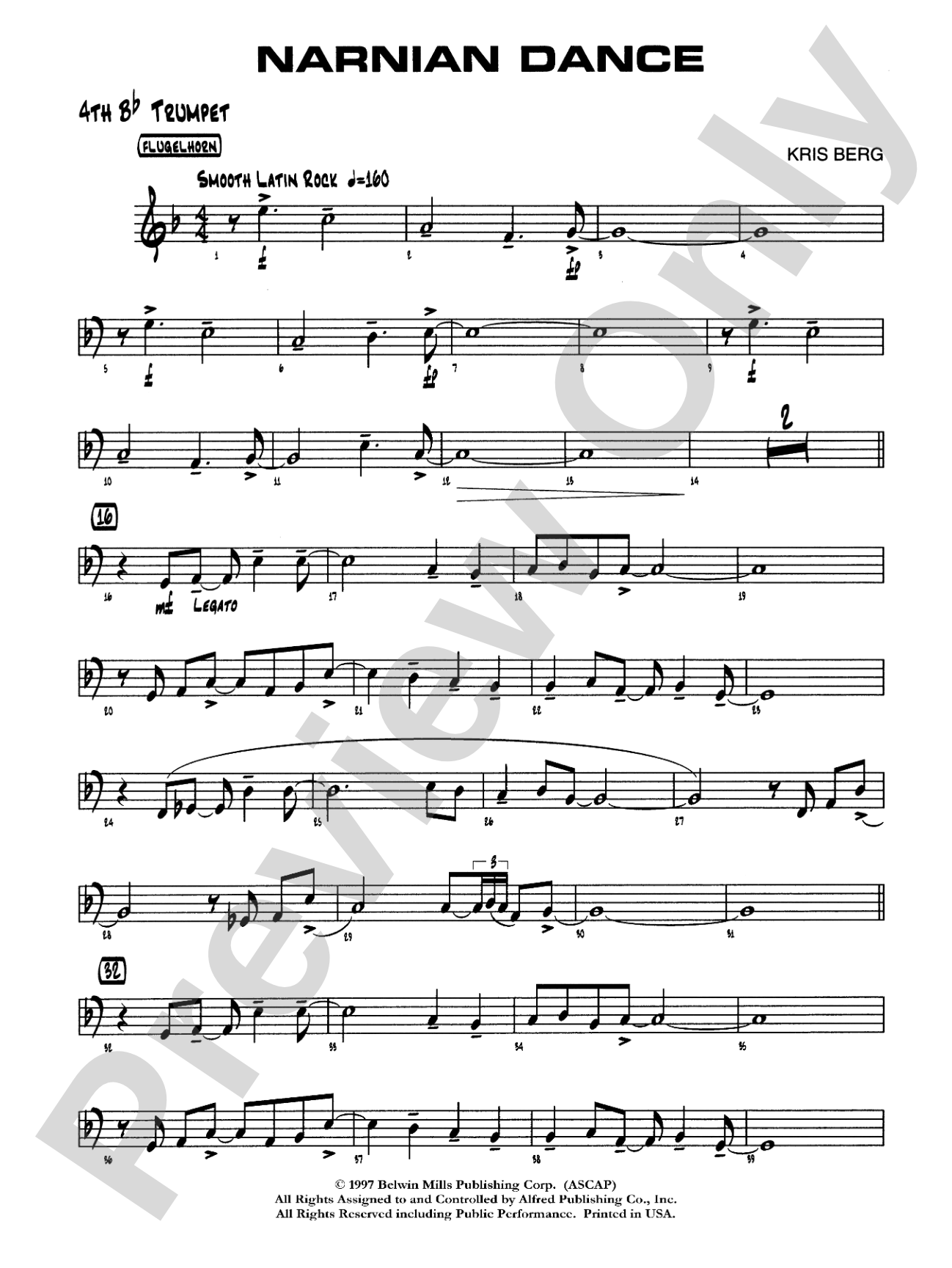 Narnian Dance: 4th B-flat Trumpet