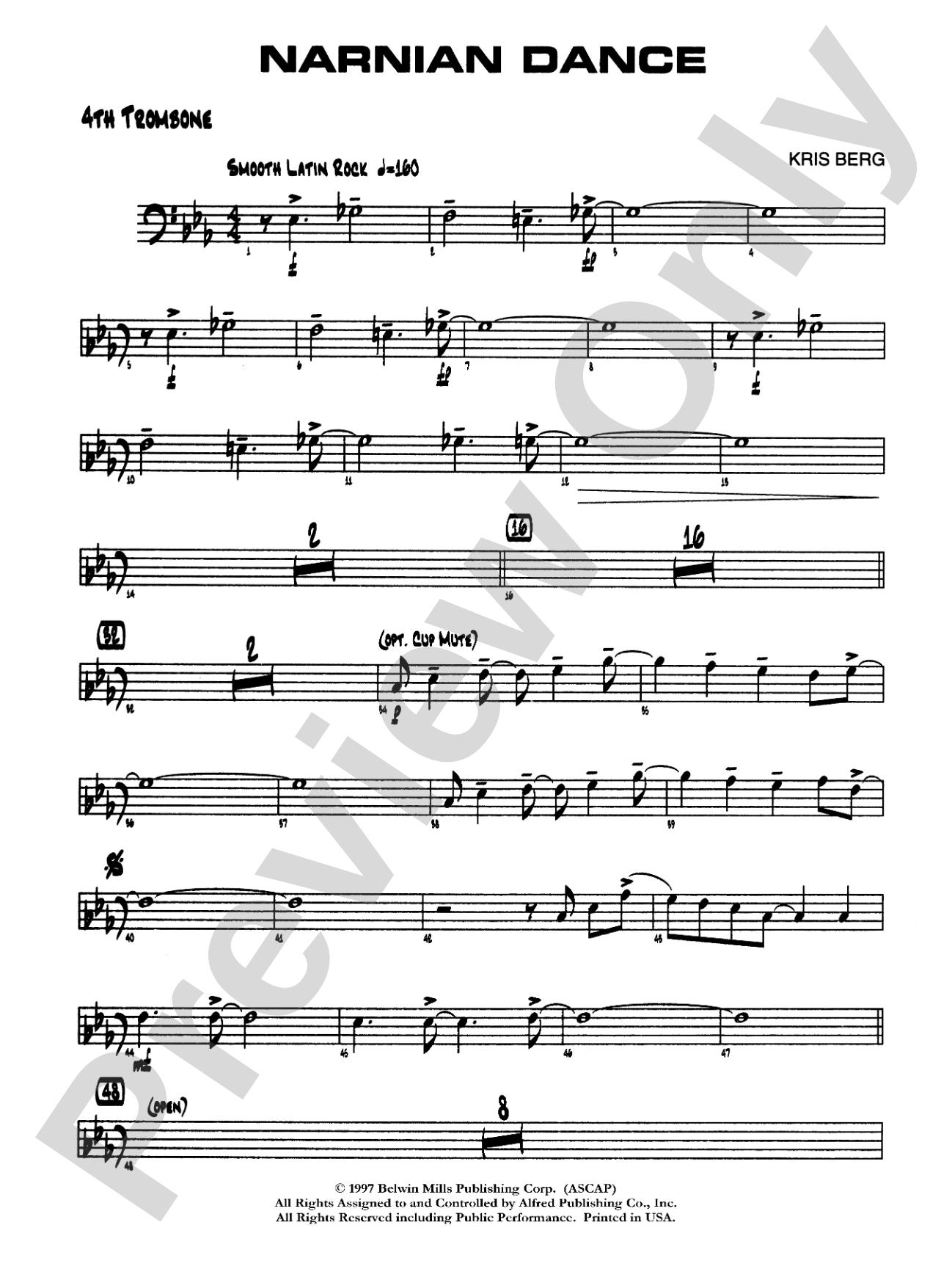 Narnian Dance: 4th Trombone