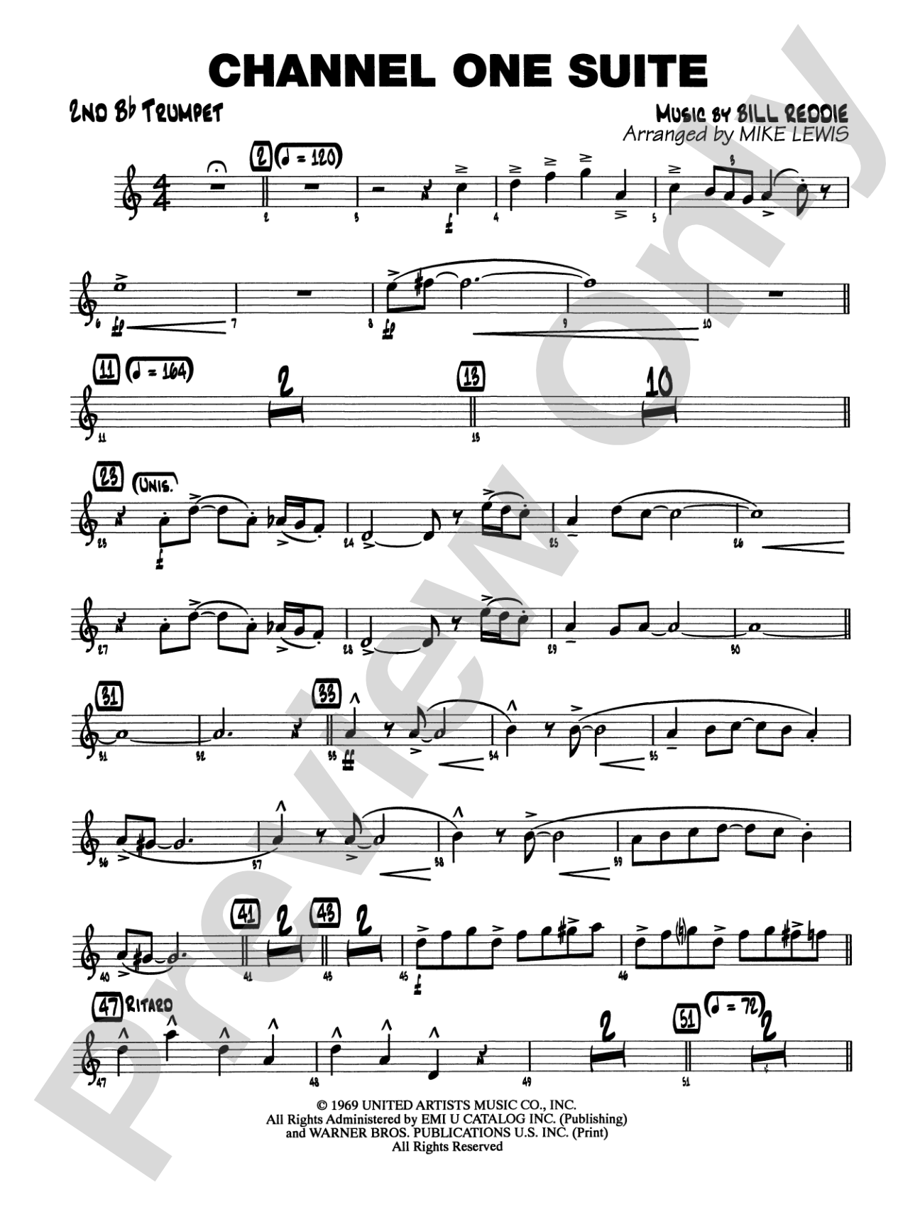 Channel One Suite: 2nd B-flat Trumpet