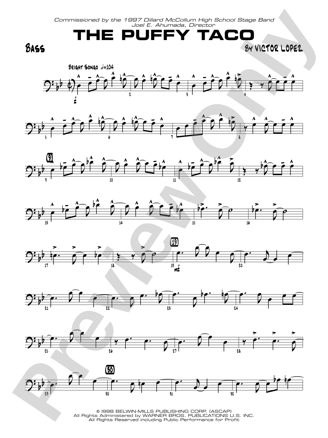 Puffy Taco: String Bass