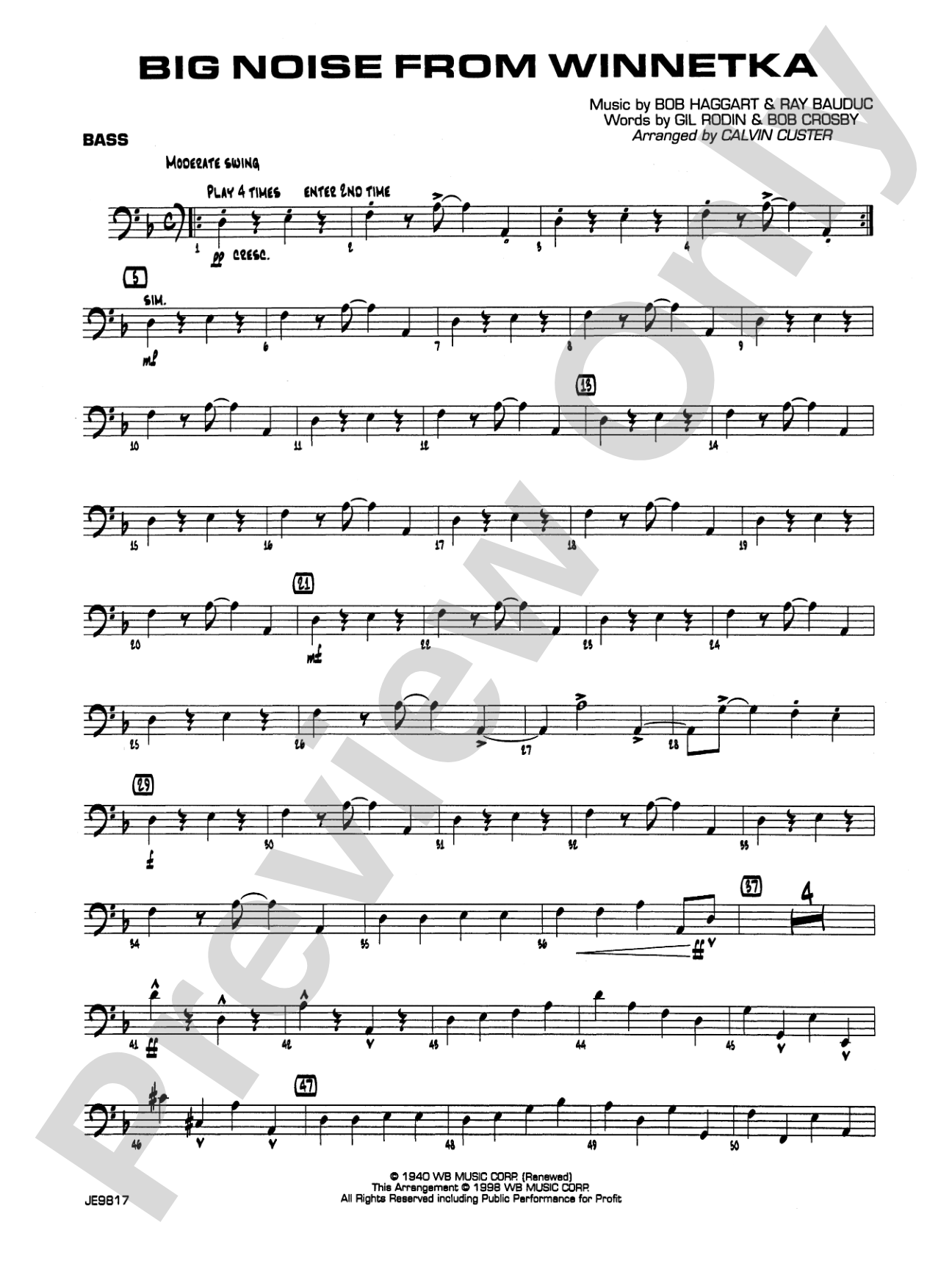 Big Noise from Winnetka: String Bass