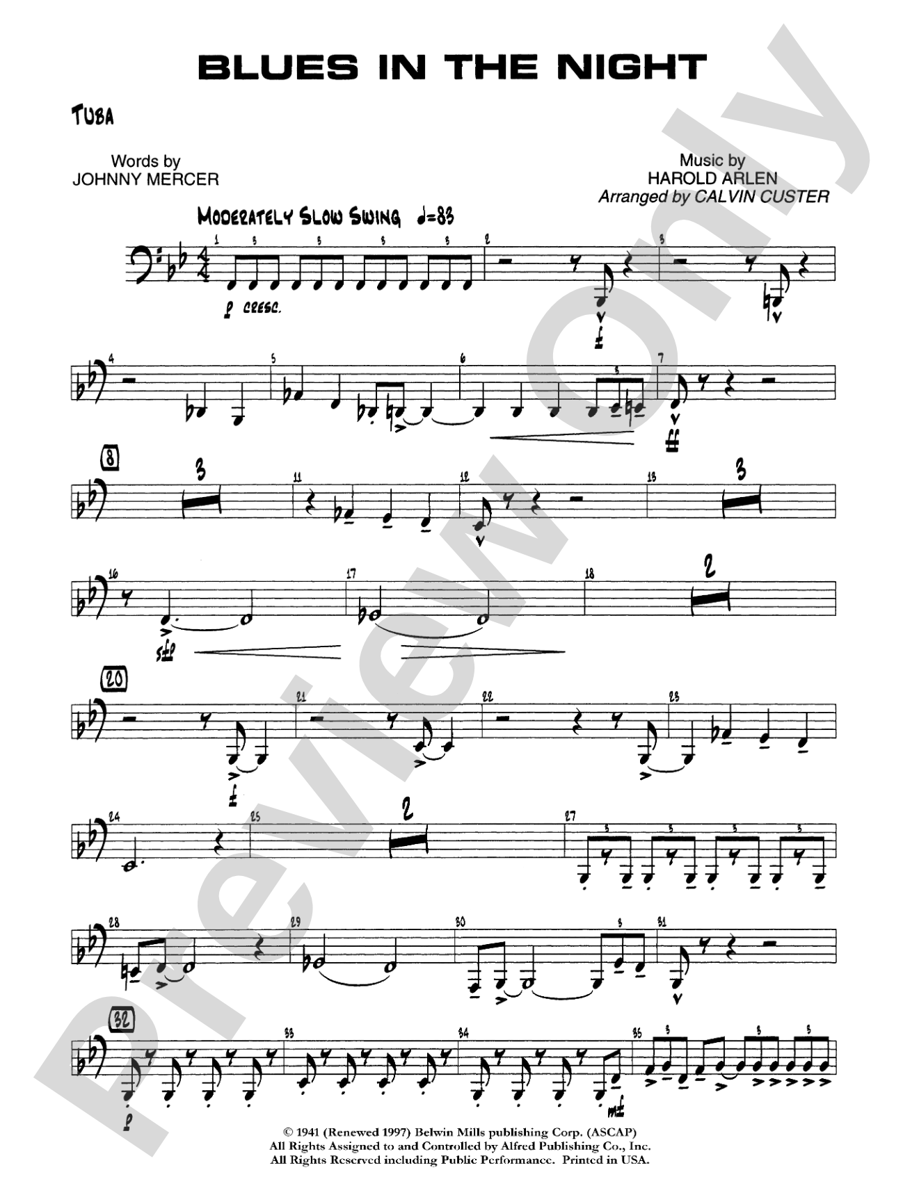 Blues in the Night: Tuba
