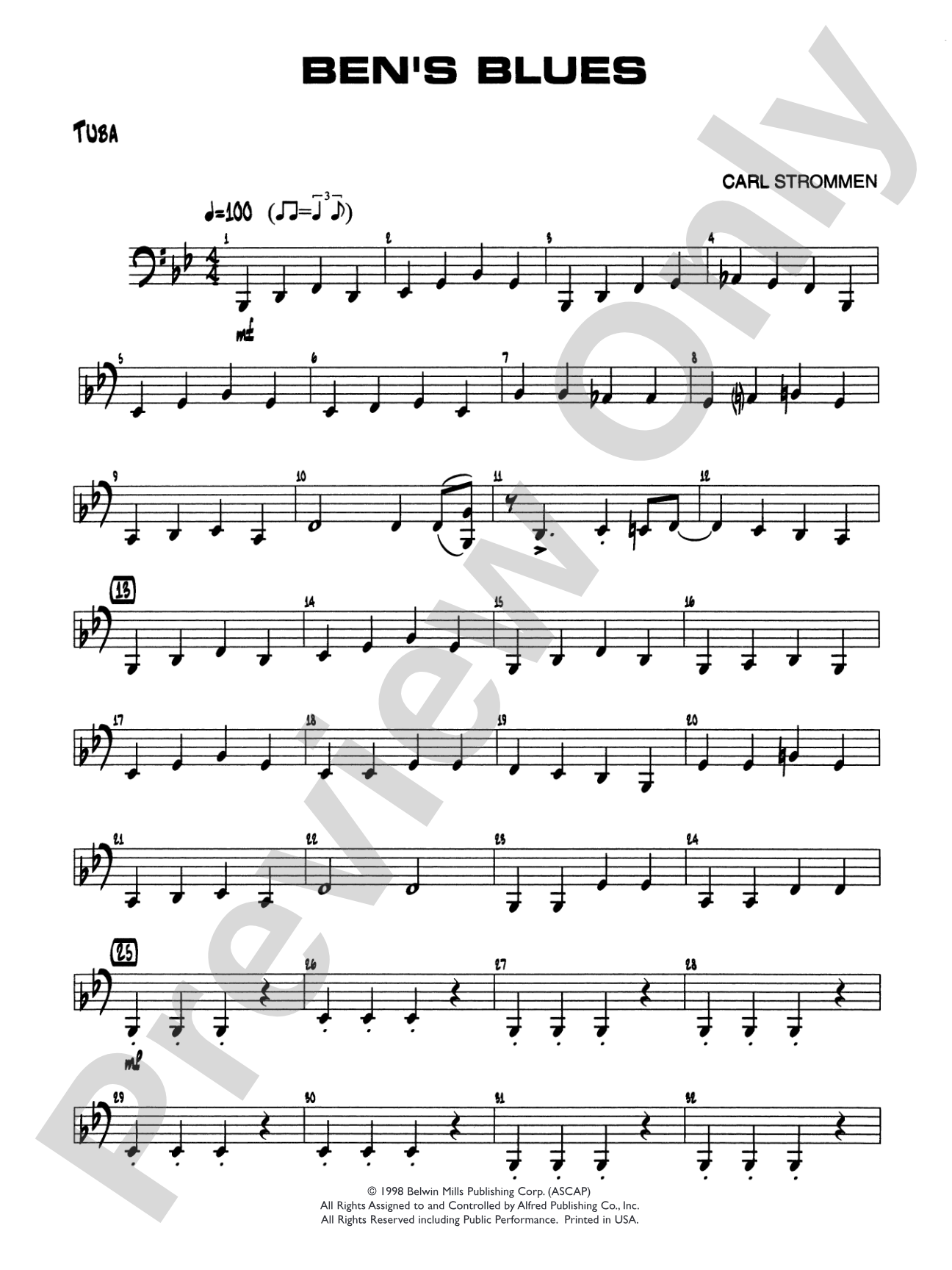 Ben's Blues: Tuba