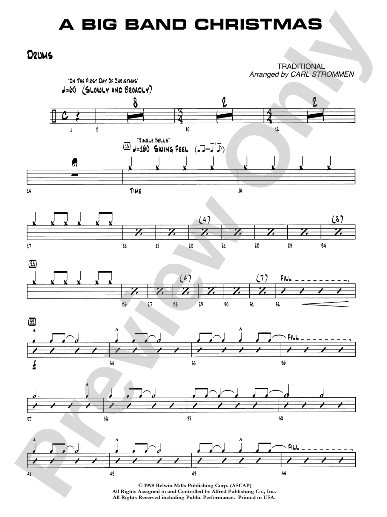 A Big Band Christmas: Drums