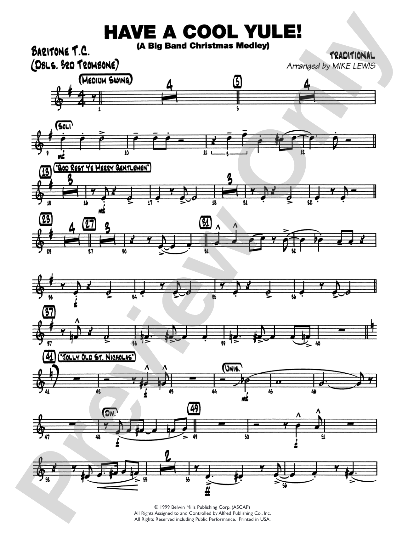 Have a Cool Yule: Baritone T.C.