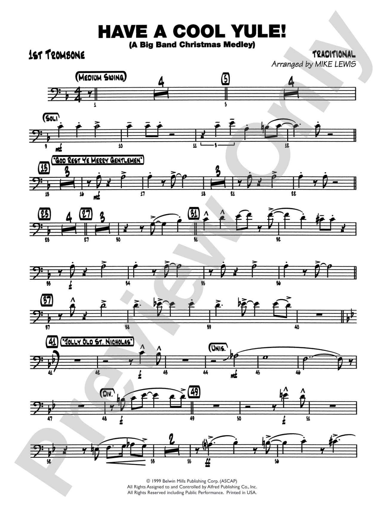 Have a Cool Yule: 1st Trombone