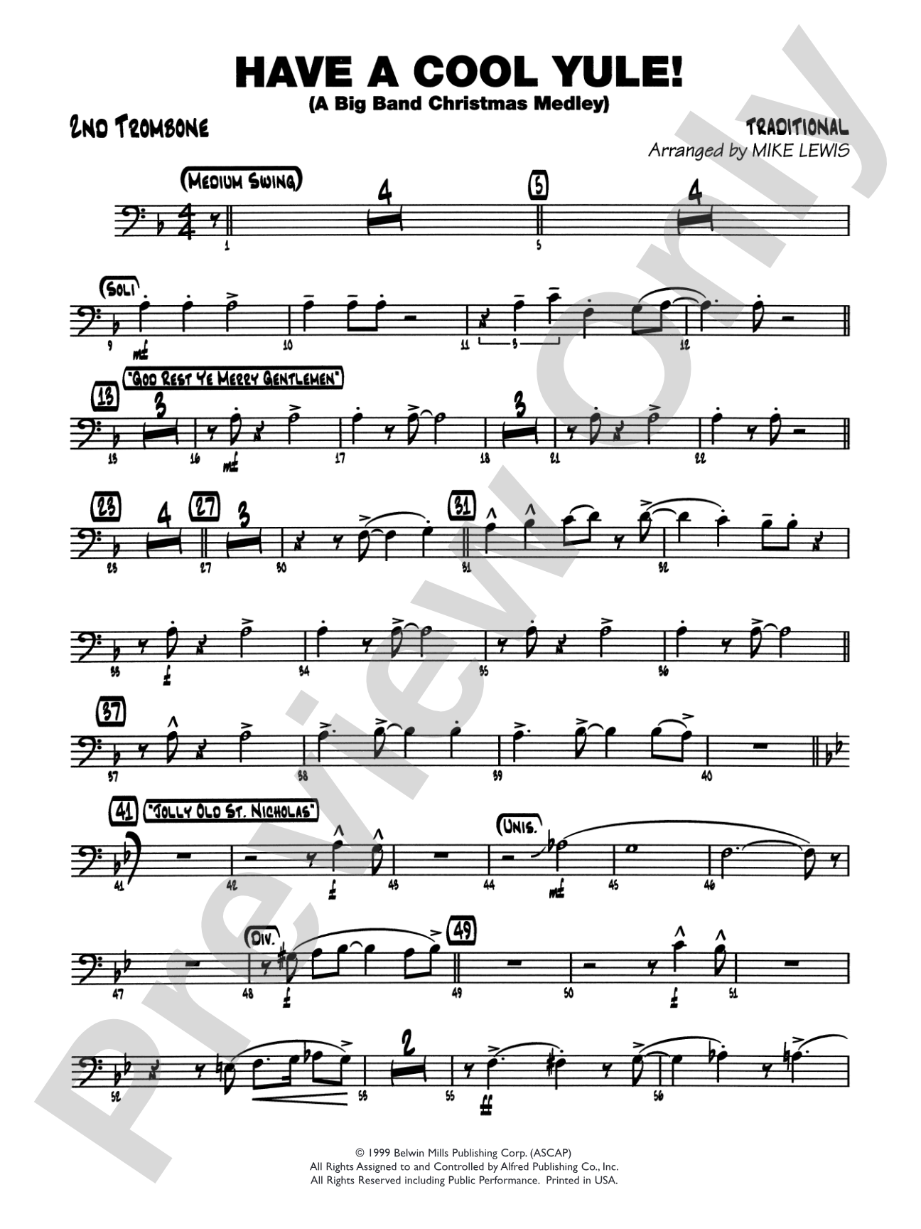 Have a Cool Yule: 2nd Trombone