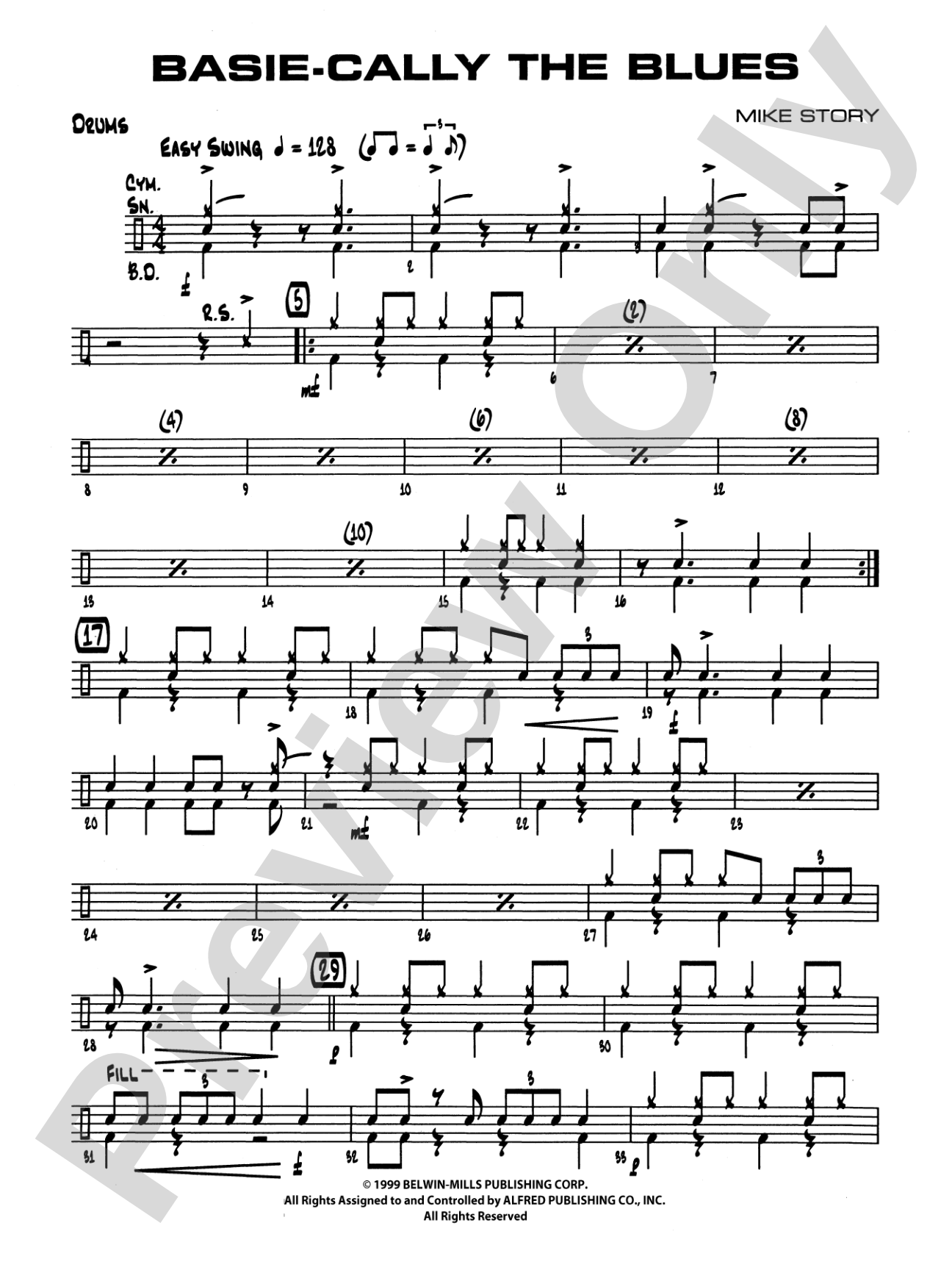 Basie-Cally the Blues: Drums