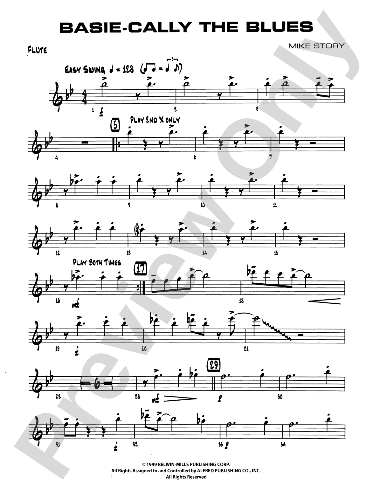 Basie-Cally the Blues: Flute