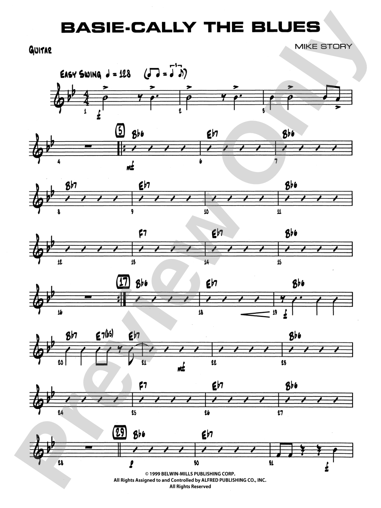 Basie-Cally the Blues: Guitar
