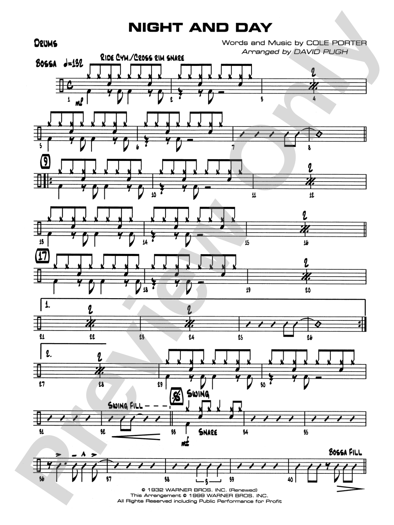Night and Day: Drums