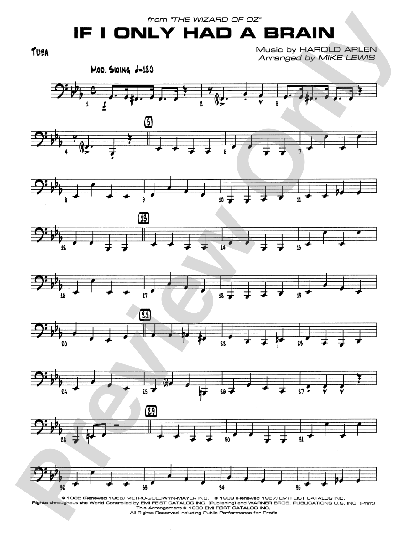 If I Only Had a Brain: Tuba
