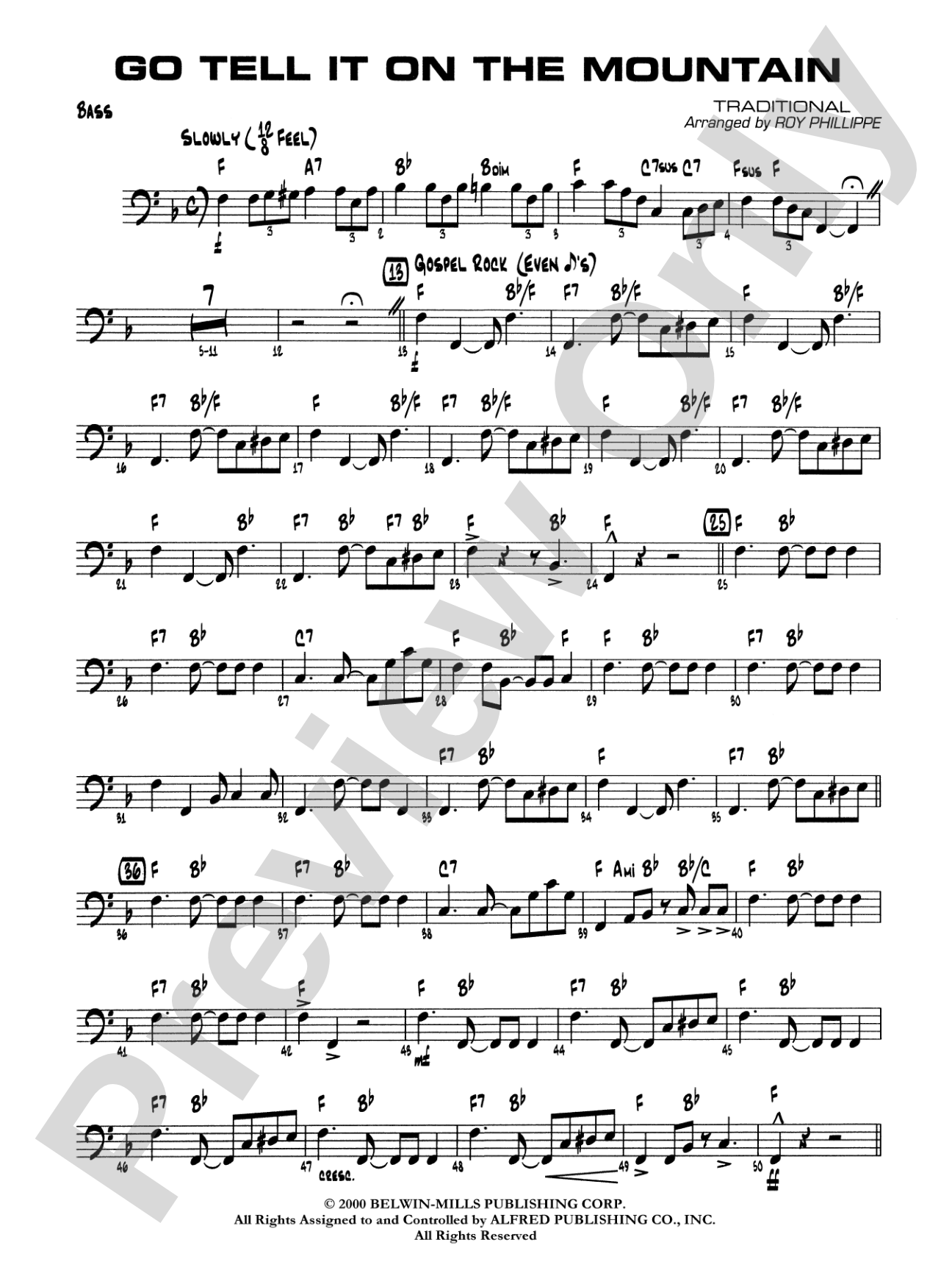 Go Tell It on the Mountain: String Bass