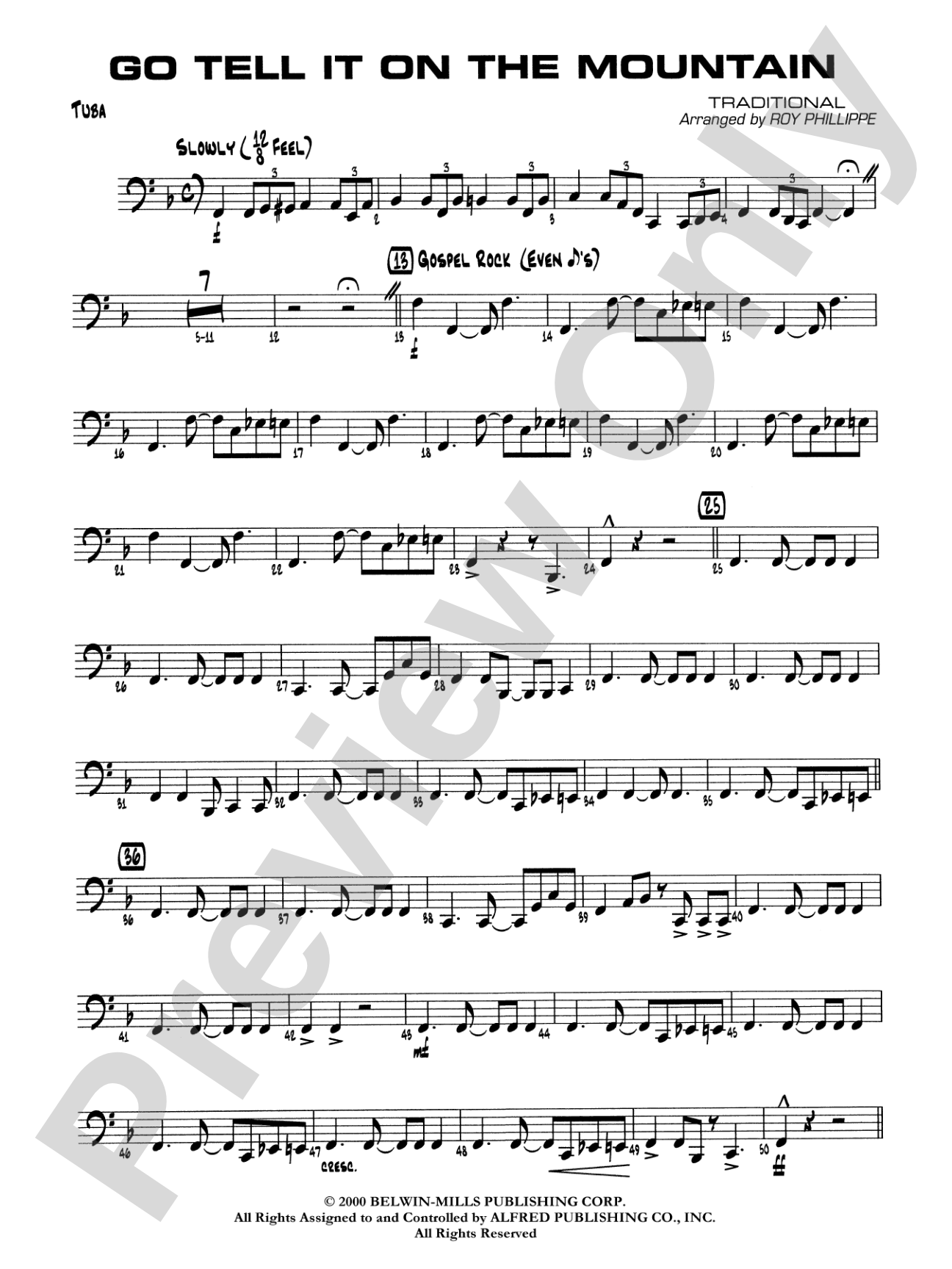 Go Tell It on the Mountain: Tuba