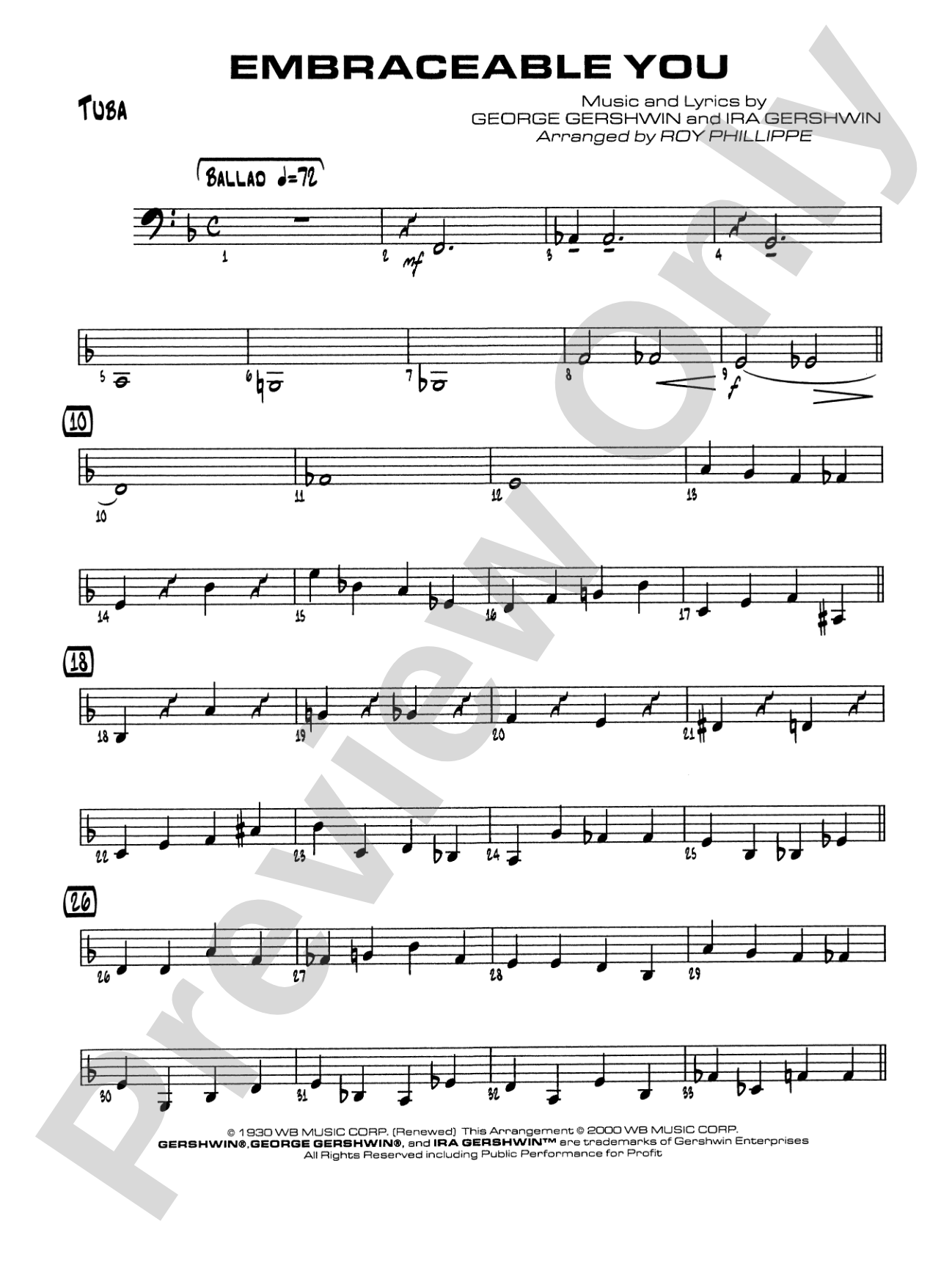 Embraceable You: Tuba