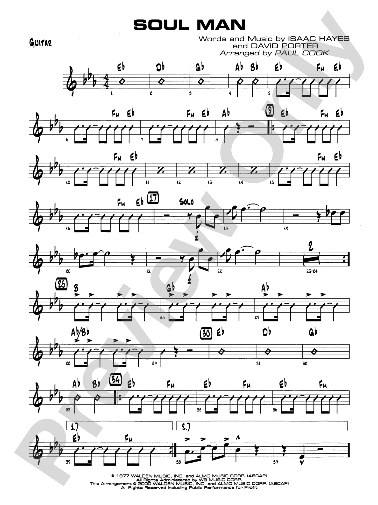 Soul Man: Guitar