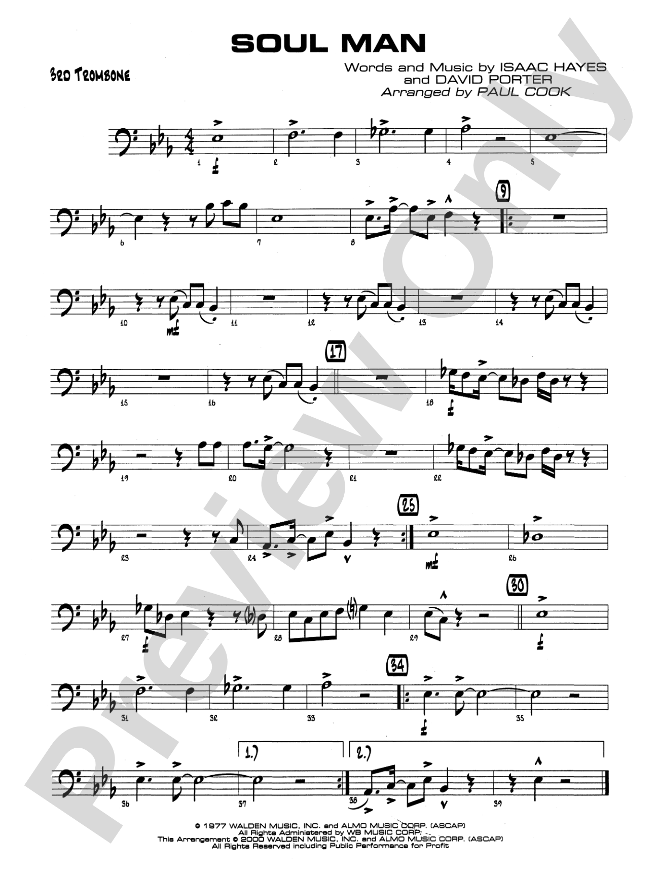 Soul Man: 3rd Trombone