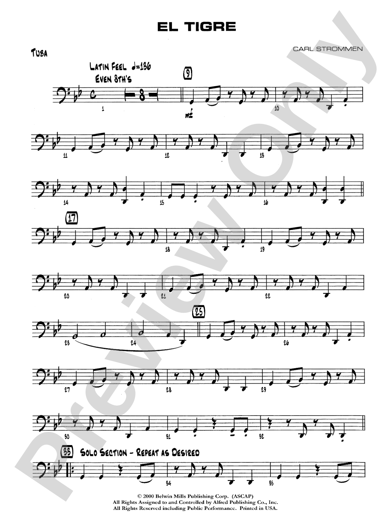 El Tigre: Tuba