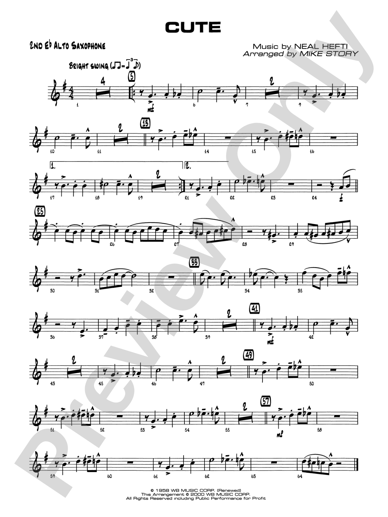 Cute: 2nd E-flat Alto Saxophone