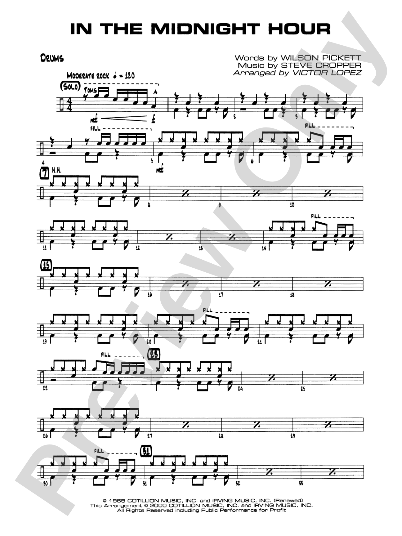In the Midnight Hour: Drums