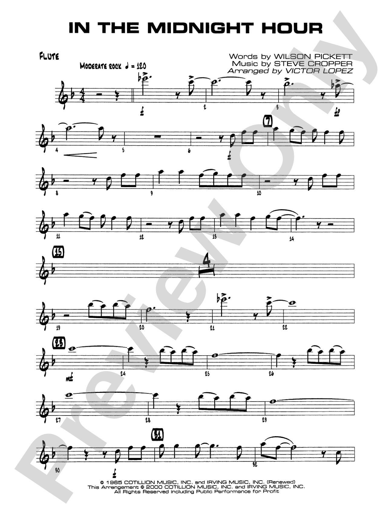 In the Midnight Hour: Flute