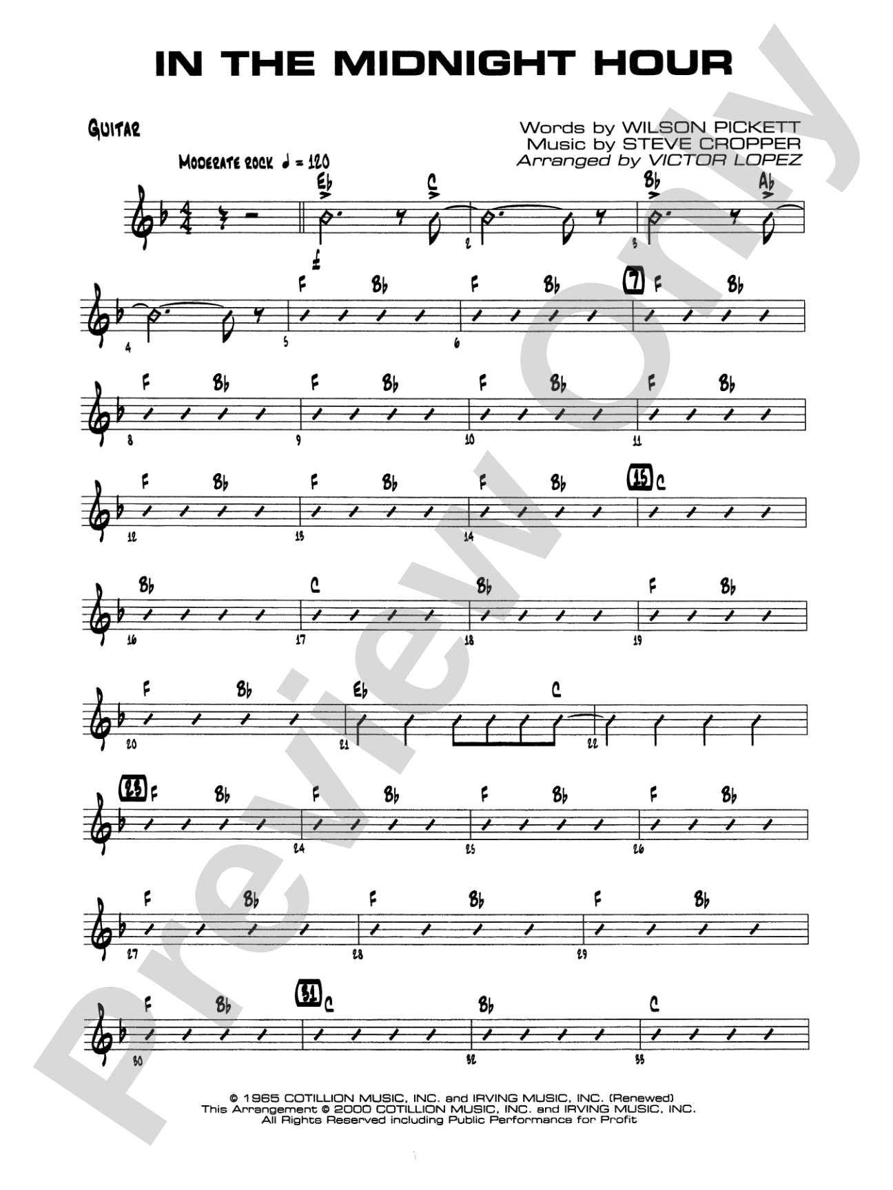 In the Midnight Hour: Guitar