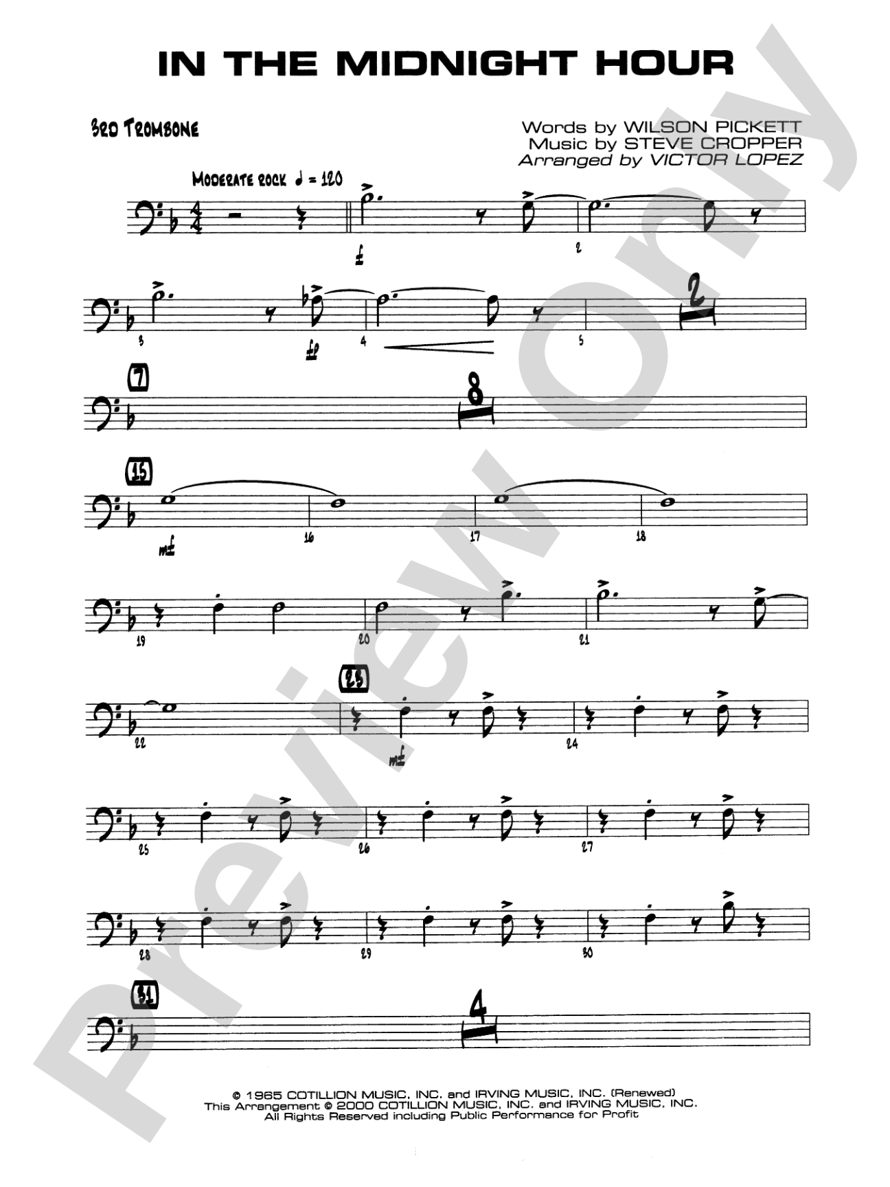 In the Midnight Hour: 3rd Trombone
