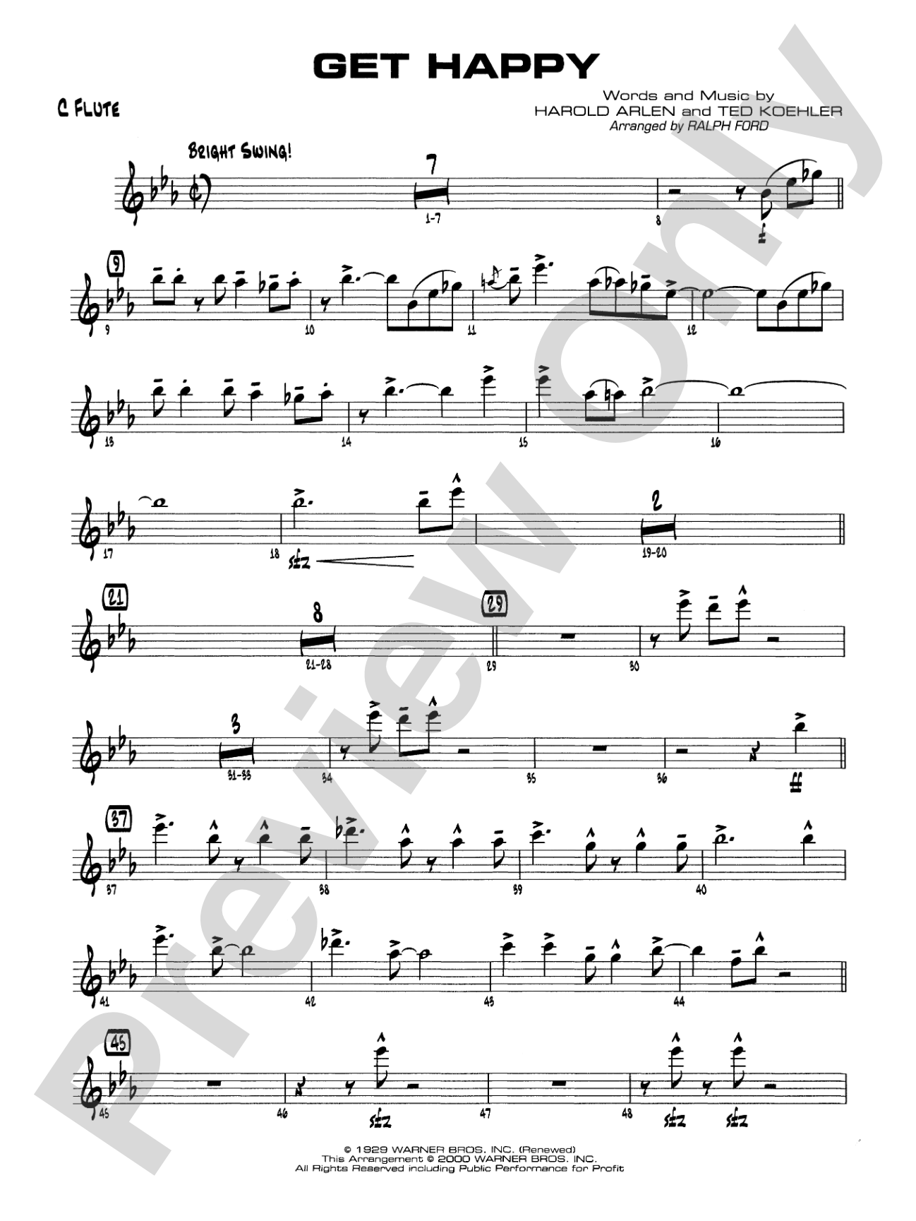 Get Happy: Flute