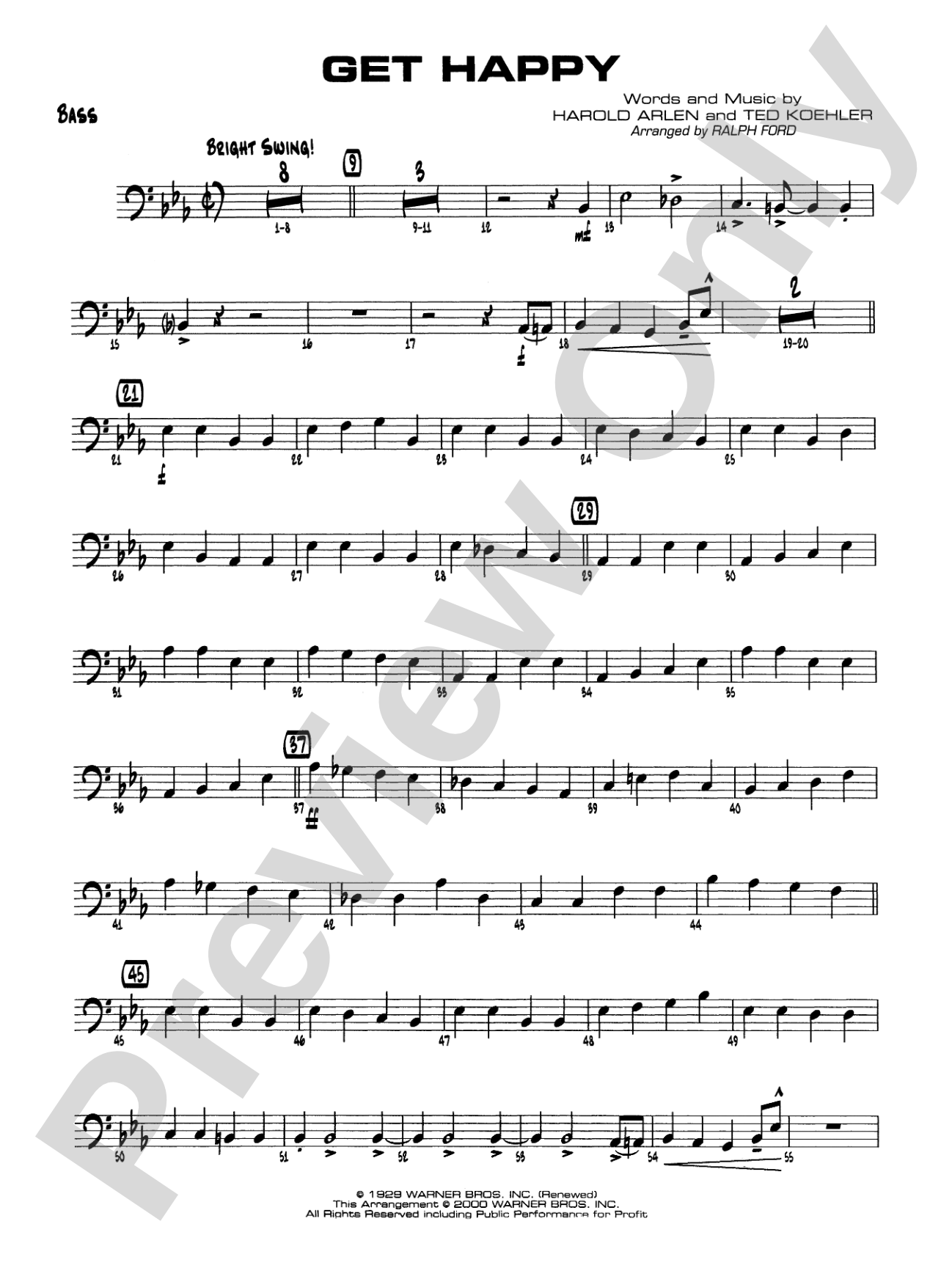 Get Happy: String Bass