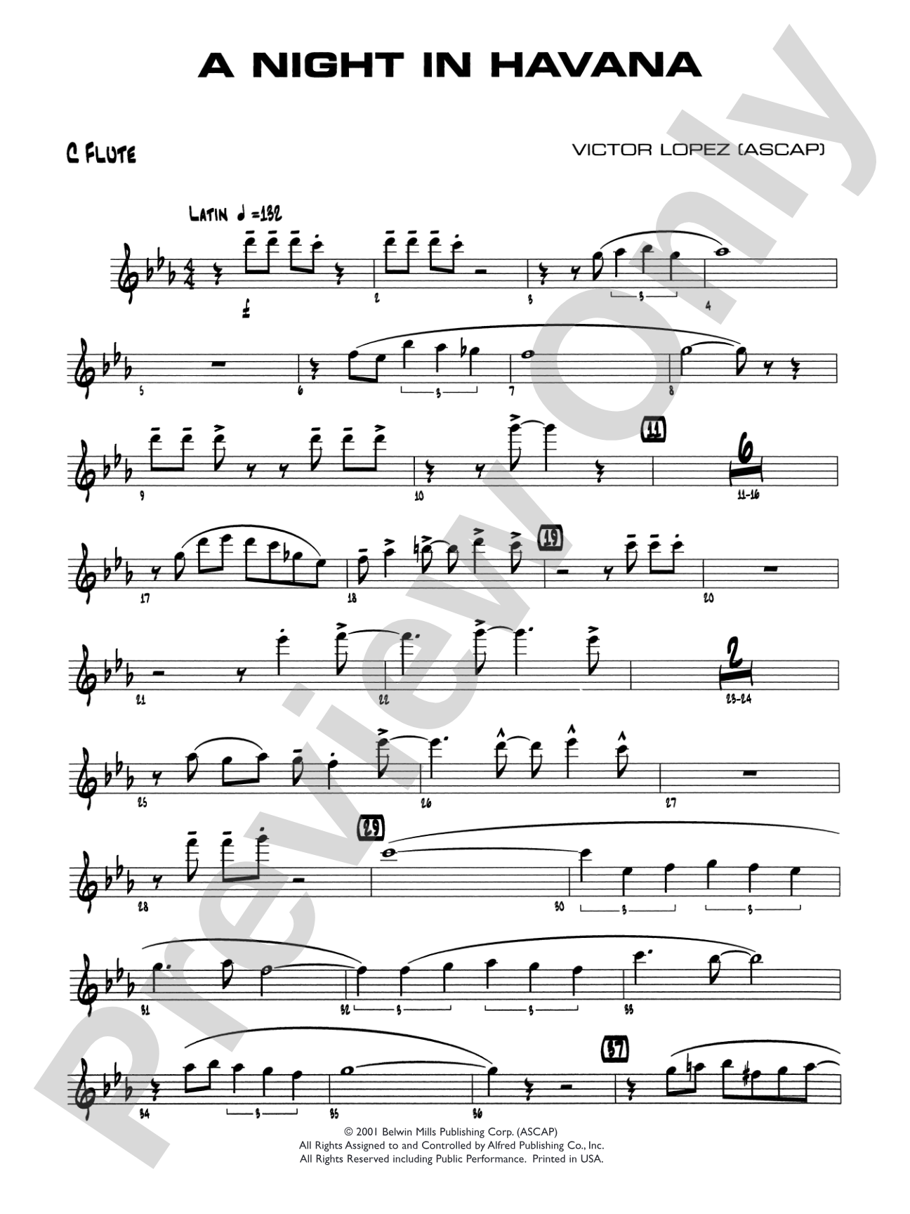 A Night in Havana: Flute