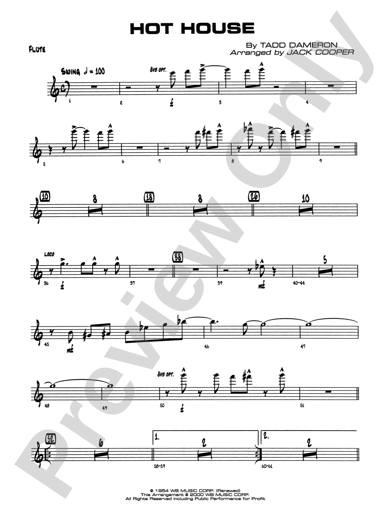 Hot House: Flute