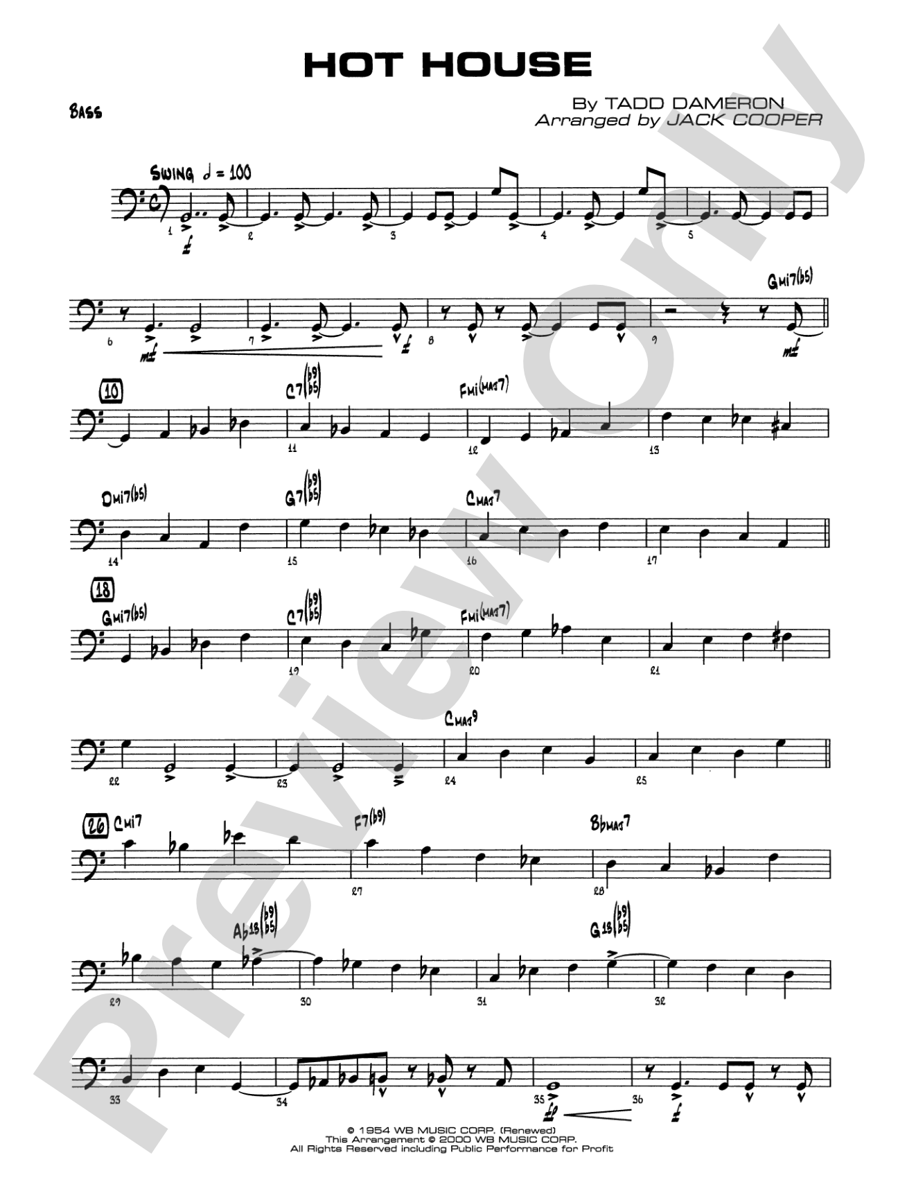 Hot House: String Bass