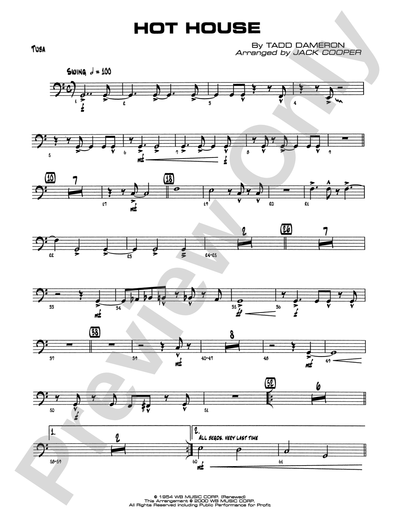 Hot House: Tuba