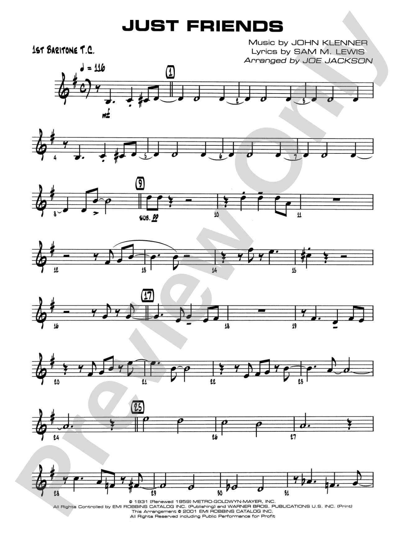 Just Friends: Baritone T.C.