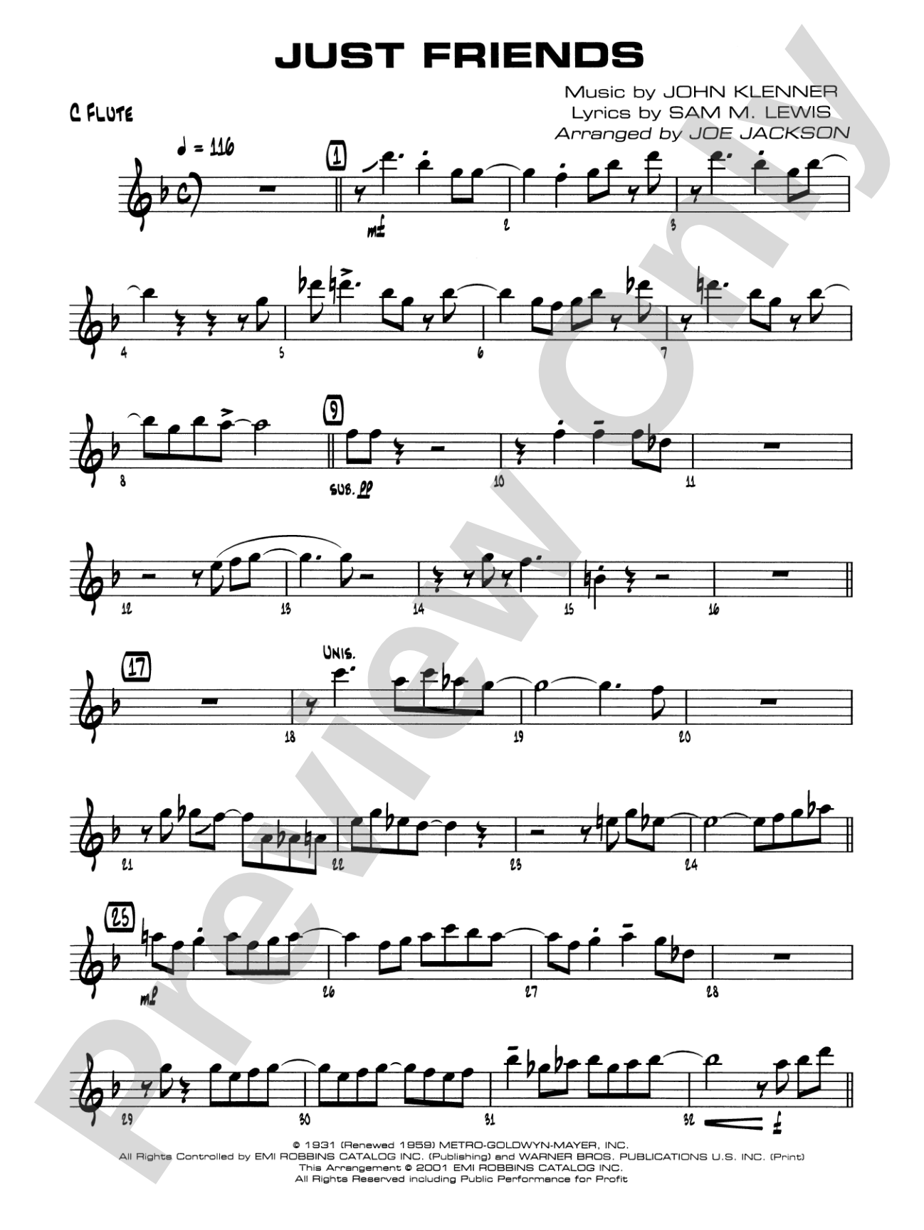 Just Friends: Flute
