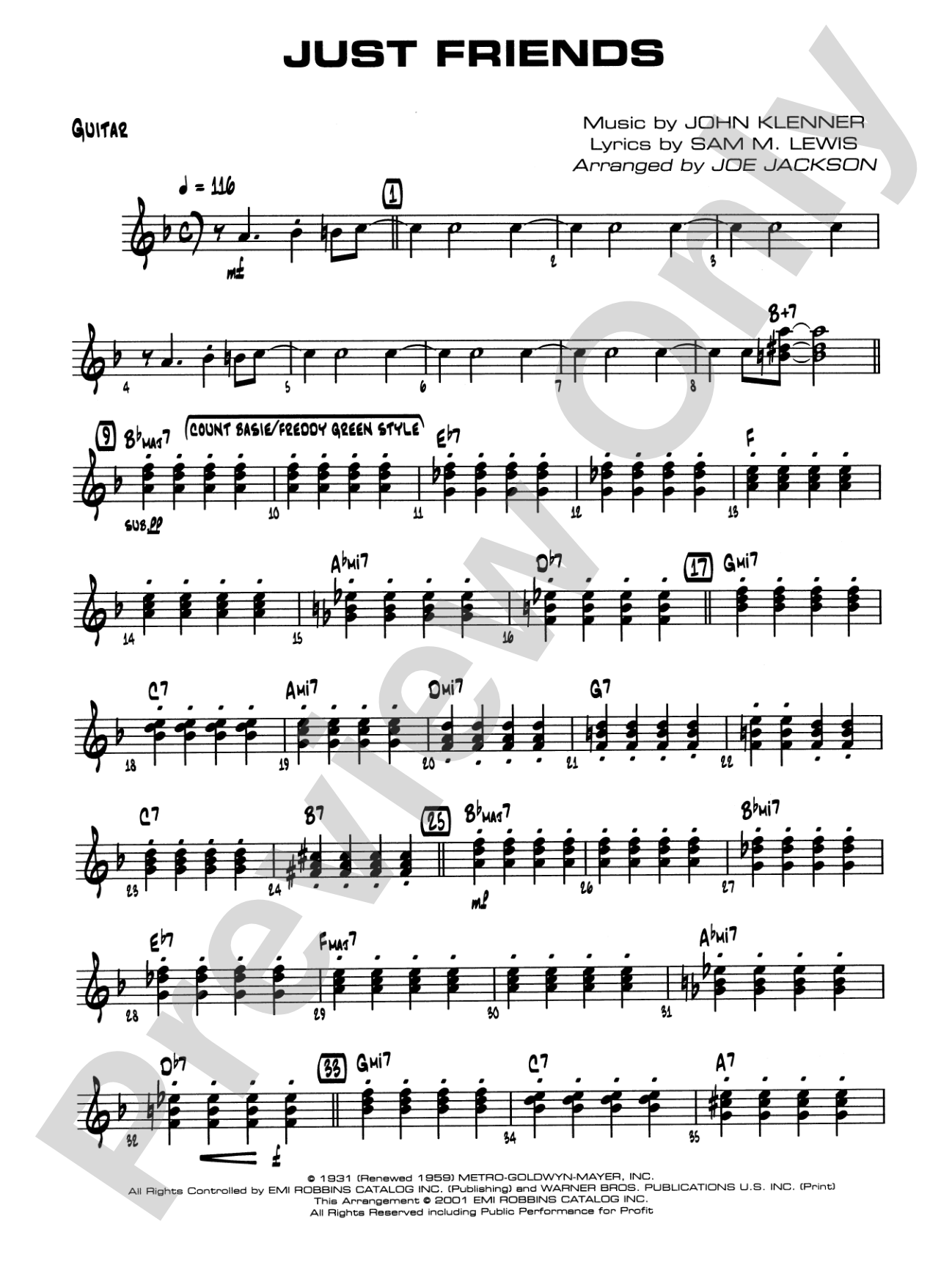 Just Friends: Guitar