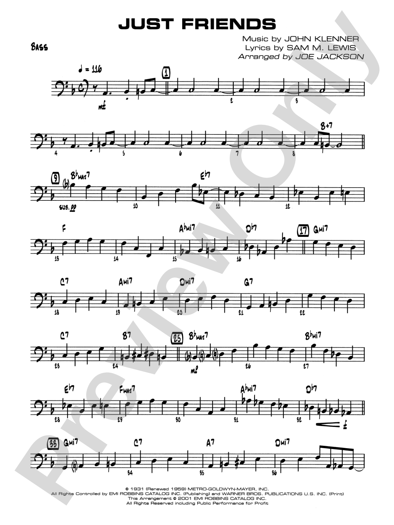 Just Friends: String Bass