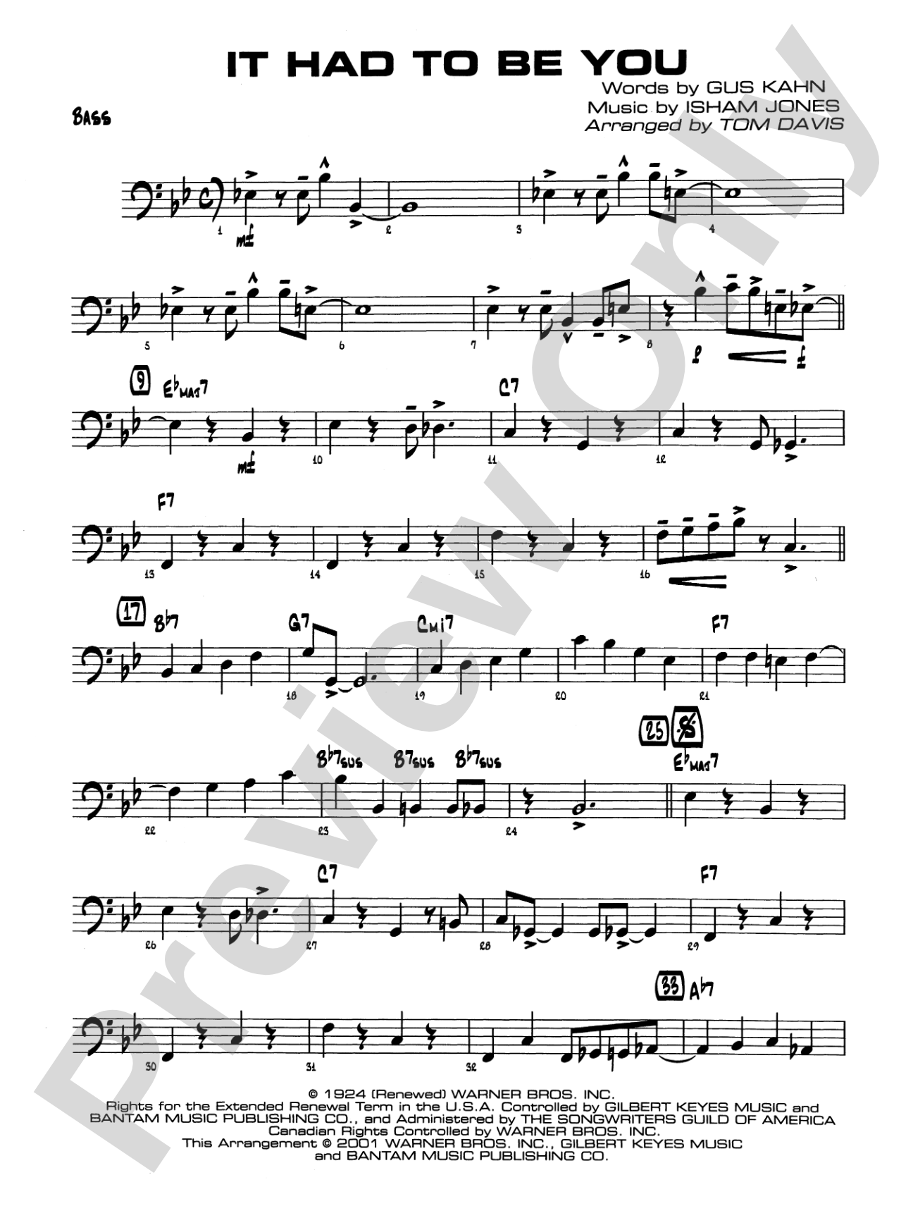 It Had to Be You: String Bass