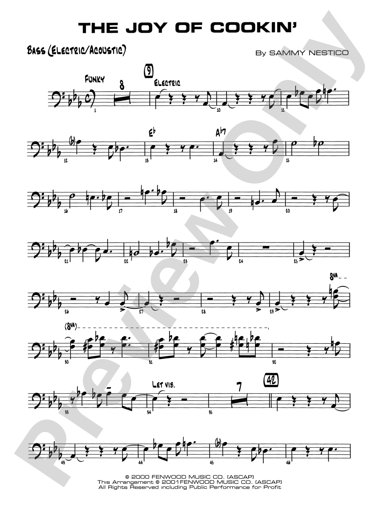 The Joy of Cookin': String Bass