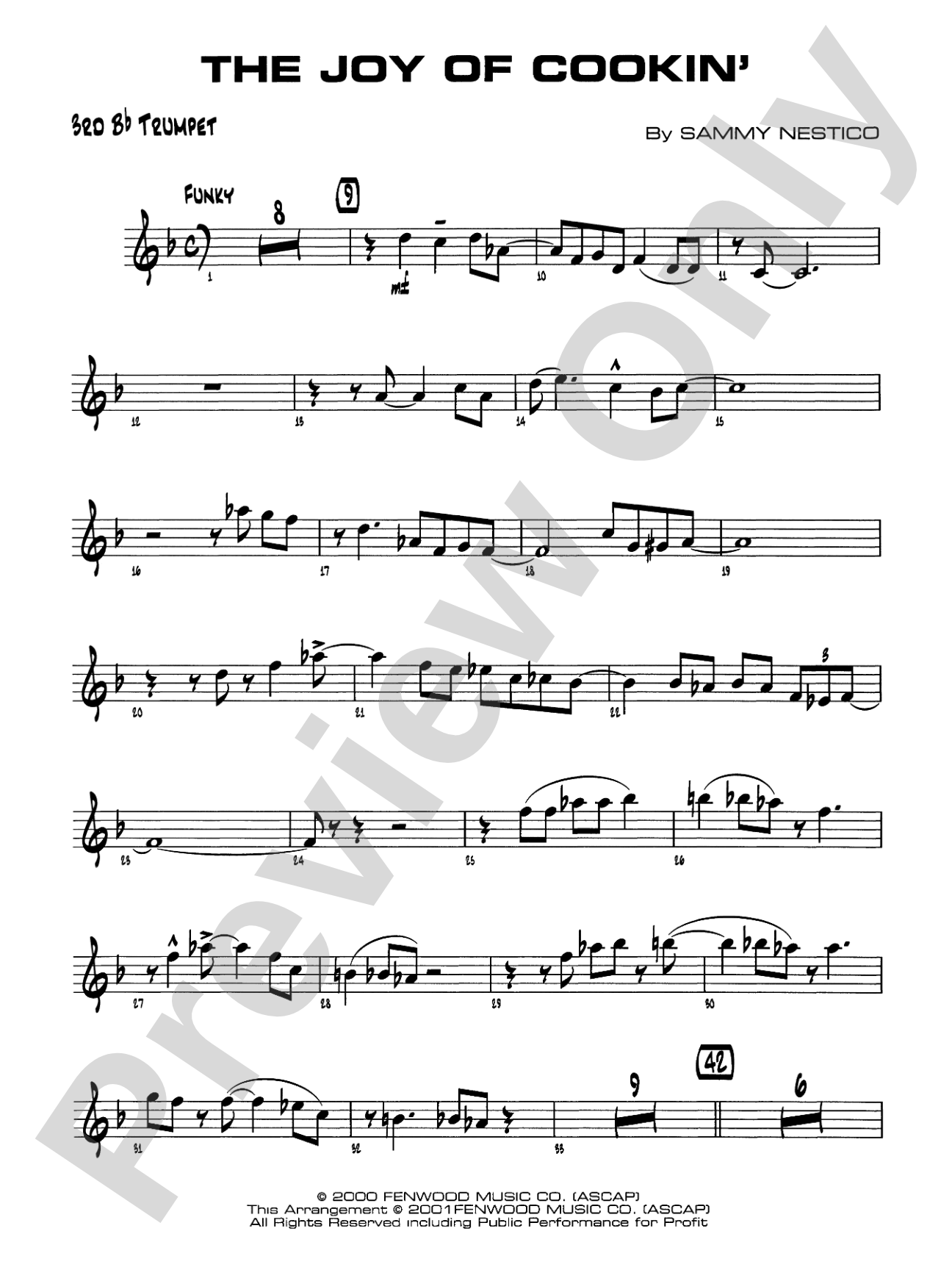 The Joy of Cookin': 3rd B-flat Trumpet